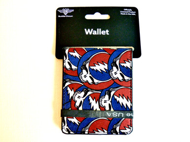 Grateful Dead Steal Your Face Bi-fold Vegan Leather Wallet