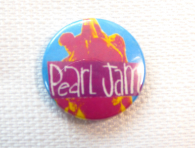 Vintage 90s Pearl Jam - Ten Album (1991) - Pin / Button / Badge