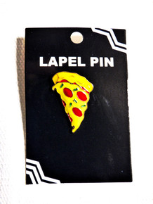 Enamel Pepperoni Pizza Slice Lapel Pin