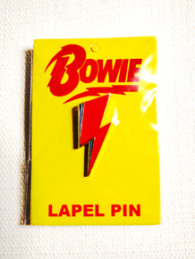 Enamel David Bowie Lightning Bolt Lapel Pin