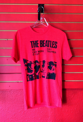 Beatles We Can Work It Out Red T-Shirt 