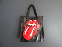 Rolling Stones Tongue Logo Reusable Tote Bag Eco Friendly Shopping