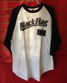 Black Flag Baseball T-Shirt - Size XL