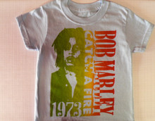 Bob Marley 73 T-Shirt in Light Blue