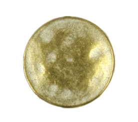 Brass White Metal Shank Buttons - 15mm - 5/8 inch