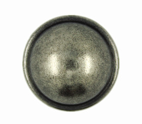 Nickel Silver Domed Metal Shank Buttons - 17mm - 11/16 inch