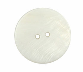White Shell Buttons - 25.5mm - 1 inch