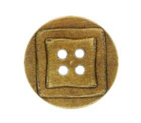 Square and Round Cascading Wooden Buttons - 25.5mm - 1 inch