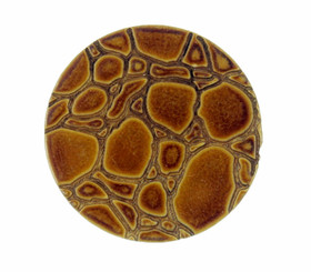 Stone Bump Texture Light Brown Wooden Shank Buttons - 28mm - 1 1/8 inch