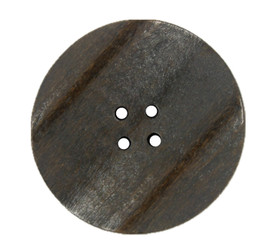 Big Wavy Design Brown Wooden Buttons - 28mm - 1 1/8 inch