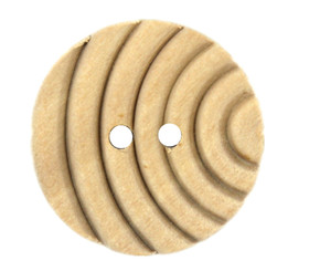 Ripples Natural Wooden Buttons - 24mm - 15/16 inch
