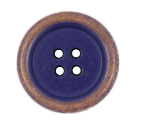 Retro Brushed Effect Violet Blue Wooden Buttons - 21mm - 13/16 inch