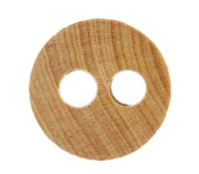 Big Holes Design Wooden Buttons - 29mm - 1 1/8 inch