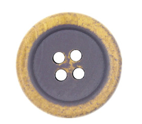 Brushed Effect Lavender Wooden Buttons - 21mm - 13/16 inch