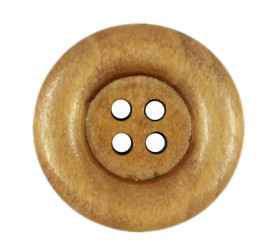 Broad Border Wooden Buttons - 23mm - 7/8 inch