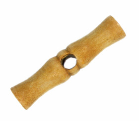 Bamboo Joint Design Natural Wooden Toggles - 35mm - 1 3/8 inch