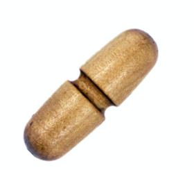 Groove Design Natural Wooden Toggles, No Hole. - 40mm - 1 9/16 inch
