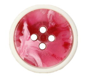 Random Vapor Red Plastic Buttons.- 20mm - 3/4 inch