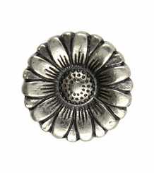 Nickel Silver Daisy Metal Shank Buttons - 15mm - 5/8 inch