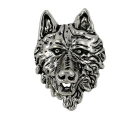 Wolf Concho Silver Metal Rivet Set - 40mm - 1 9/16 inch