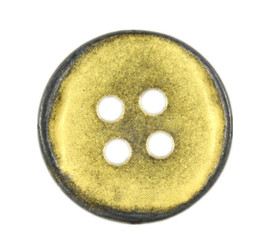 Gunmetal Gold Metal Hole Buttons - 23mm - 7/8 inch