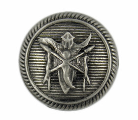 World of Warcraft Embossed Night Elf Emblem Nickel Silver Shank Metal Buttons- 17mm - 11/16 inch