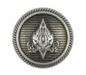 World of Warcraft Embossed Blood Elf Emblem Nickel Silver Metal Shank Buttons- 17mm - 11/16 inch