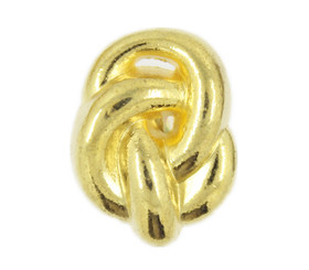 Gold Knot Metal Shank Buttons - 18mm - 11/16 inch