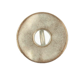 Silver Patina Straight Bar Shank Metal Buttons - 18mm - 11/16 inch