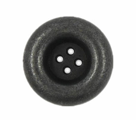 Abacus Bead Design Black Gunmetal Metal Hole Buttons - 22mm - 7/8 inch