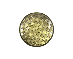 Champagne Gold Lattice Metal Shank Buttons - 20mm - 3/4 inch