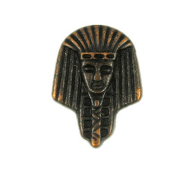 The Pharaohs Retro Copper Metal Shank Buttons - 15mm - 5/8 inch