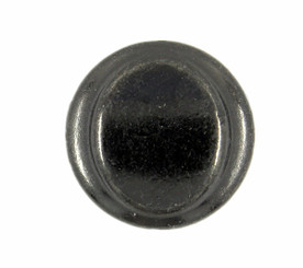 Oval and Round Cascading Design Black Gunmetal Shank Buttons - 17mm - 11/16 inch