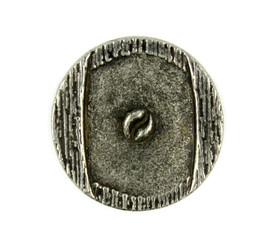 Steampunk Screw Head Metal Shank Buttons in Antique Silver Color - 20mm - 3/4 inch