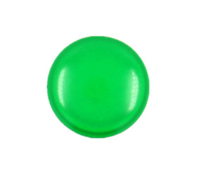 Green Small Round Metal Shank Buttons - 10mm - 3/8 inch