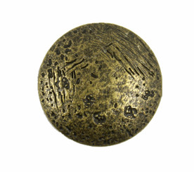 Scratched Surface Design Antiqued Brass Metal Shank Buttons - 20mm - 3/4 inch