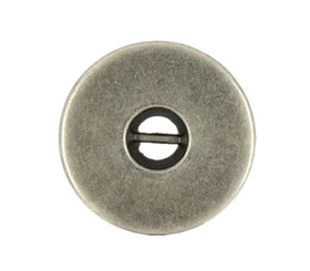 Nickel Silver Straight Bar Shank Metal Buttons - 20mm - 3/4 inch