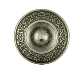 Nickel Silver Villanovan Shield Metal Shank Buttons - 20mm - 3/4 inch