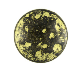 Gunmetal Yellow Metal Shank Buttons - 23mm - 7/8 inch