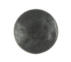 Black Gunmetal Metal Shank Buttons - 18mm - 11/16 inch