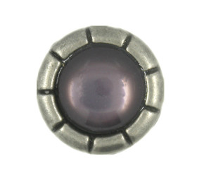 Opaque Purple Gem Metal Shank Buttons - 12mm - 1/2 inch