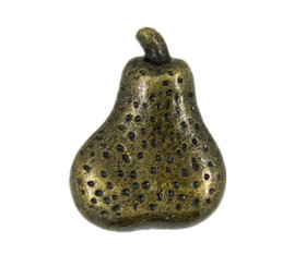 Pear Antique Brass Metal Shank Buttons - 16mm - 5/8 inch