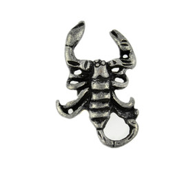 Scorpion Antique Silver Metal Shank Buttons - 20mm - 3/4 inch