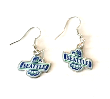 Thunderbirds Logo Earrings-Colored