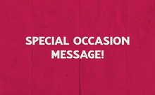 Special Occasion Message & Greeting on Score Board