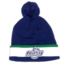 STH COLOR BLOCK POM KNIT BEANIE