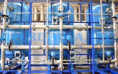 Amaciador de Água Triplo Automático para Beber 400 GPM - EUA