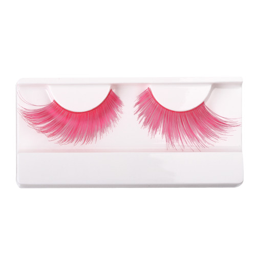 Pink Glitter False Strip Eyelashes Lash Stuff