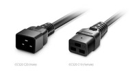 IEC320 C20 to IEC320 C19 12AWG 250V/20A Power Extension Cords