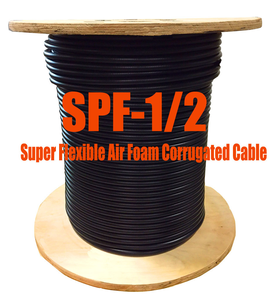 1 2 Super Flexible 50 Ohm Coax Cable 1000 Compare To Commscope Fsj4 50b Spf12m Txm Manufacturing